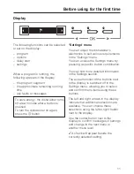 Preview for 11 page of Miele Dimension G 5570 SCVi Operating Instructions Manual