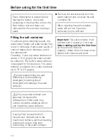 Preview for 14 page of Miele Dimension G 5670 SCVi Operating Instructions Manual