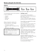 Preview for 12 page of Miele Dimension Plus G 5775 SCSF Operating Instructions Manual