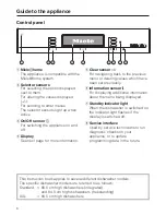 Preview for 6 page of Miele Dishwasher Operating Instructions Manual