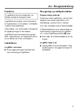 Предварительный просмотр 9 страницы Miele DKF 28-R Operating Instructions Manual