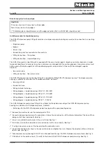 Preview for 8 page of Miele DOS-G2 Fitting Instructions Manual