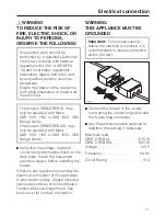 Предварительный просмотр 11 страницы Miele DREB XL Operating And Installation Instructions