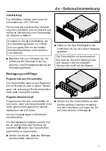 Предварительный просмотр 5 страницы Miele DUU 1000-2 Operating And Installation Instructions