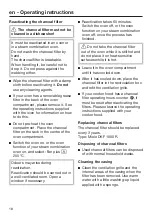 Предварительный просмотр 18 страницы Miele DUU 1000-2 Operating And Installation Instructions