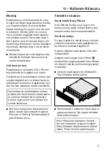 Предварительный просмотр 77 страницы Miele DUU 1000-2 Operating And Installation Instructions