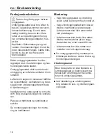 Предварительный просмотр 16 страницы Miele DUU 150 Operating And Installation Instructions