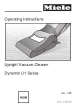 Preview for 1 page of Miele Dynamic U1 Series Operating Instructions Manual