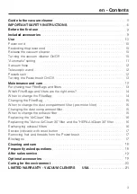 Preview for 3 page of Miele Dynamic U1 Series Operating Instructions Manual