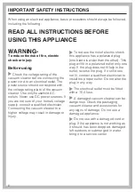 Предварительный просмотр 6 страницы Miele Dynamic U1 Series Operating Instructions Manual