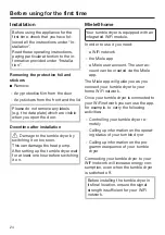 Предварительный просмотр 24 страницы Miele Eco&Steam&9kg TWR780WP Operating Instructions Manual