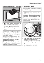 Предварительный просмотр 65 страницы Miele Eco&Steam&9kg TWR780WP Operating Instructions Manual