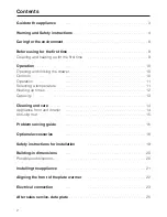 Preview for 2 page of Miele EGW 3060-10 Operating And Installation Instructions