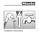 Preview for 15 page of Miele EGW 4060-14 Operating Instructions Manual