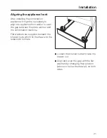 Preview for 21 page of Miele EGW 4060-14 Operating Instructions Manual