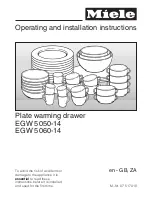 Miele EGW 5050-14 Operating And Installation Manual preview