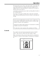 Preview for 13 page of Miele EGW 5050-14 Operating And Installation Manual