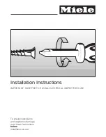 Preview for 15 page of Miele EGW2062 Operating And Installation Manual