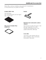 Preview for 17 page of Miele ELECTRIC BARBECUE CS 1322 Operating And Installation Instructions