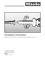 Preview for 19 page of Miele ELECTRIC BARBECUE CS 1322 Operating And Installation Instructions