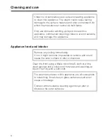 Preview for 8 page of Miele ESS 3060-10 Operating And Installation Instructions