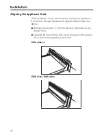 Предварительный просмотр 16 страницы Miele ESW 408*-14 Installation Instructions Manual