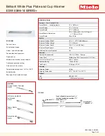 Preview for 2 page of Miele ESW 4086-14 BRWS+ Specification