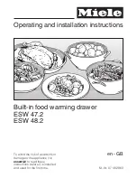 Miele ESW 47.2 Operating And Installation Manual preview