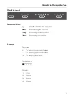 Preview for 5 page of Miele ESW 47.2 Operating And Installation Manual