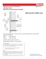 Preview for 2 page of Miele ESW 4702 FB Dimension Manual