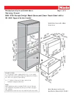 Miele ESW 4726 Dimension Manual preview