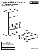 Miele ESW 4820 Dimensions предпросмотр