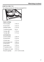 Предварительный просмотр 27 страницы Miele ESW 7010 Operating And Installation Instructions