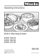 Preview for 1 page of Miele ESW 760-25 MasterChef Operating Instructions Manual