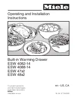 Miele ESW4082-14 Operating And Installation Instructions preview