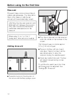 Preview for 16 page of Miele EXCELLA G 2630 SCI Operating Instructions Manual