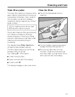 Предварительный просмотр 63 страницы Miele Excella G 2670 SC Operating Instructions Manual