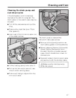 Предварительный просмотр 67 страницы Miele Excella G 2670 SC Operating Instructions Manual