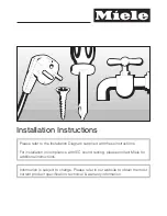 Предварительный просмотр 69 страницы Miele Excella G2732SCi Operating Instructions Manual