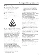 Preview for 7 page of Miele F 12010 S Operating And Installation Instructions