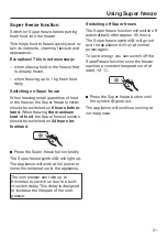 Preview for 21 page of Miele F 12011 S-1 Operating And Installation Instructions