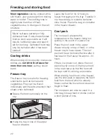 Preview for 22 page of Miele F 12020 S Operating And Installation Manual