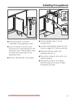 Preview for 37 page of Miele F 123 Ui-2 Operating And Installation Instructions