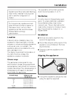 Preview for 29 page of Miele F 1313 S Operating And Installation Manual