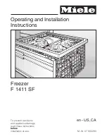 Miele F 1411 Vi Operating And Installation Manual preview