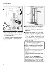 Preview for 36 page of Miele F 1412 Vi Operating And Installation Instructions