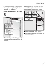 Preview for 37 page of Miele F 1412 Vi Operating And Installation Instructions