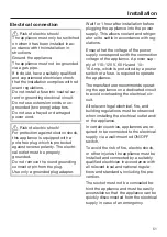 Preview for 51 page of Miele F 1412 Vi Operating And Installation Instructions