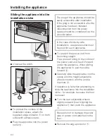 Preview for 17 page of Miele F 1471 SF Operating And Installation Instructions