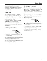 Preview for 19 page of Miele F 1801 SF Operating And Installation Manual